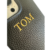 Our Flagship leather phonecase with name or initials