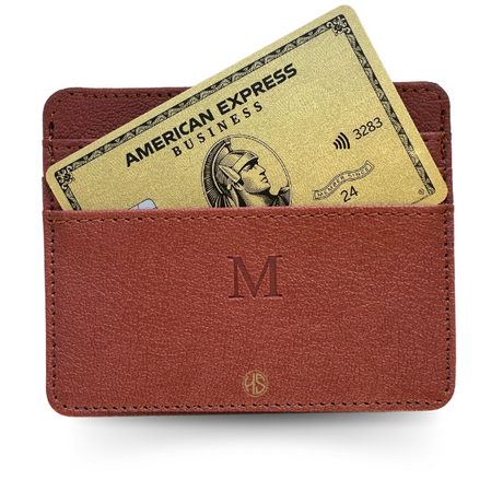 Cardholder Vegan Leather with name or initials