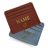 Cardholder Vegan Leather with name or initials