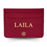 Our Flagship cardholder genuine leather with name or initials