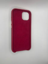 Onze Flagship leren telefoonhoes met naam of initialen