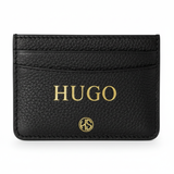Black cardholder with HUGO lettering