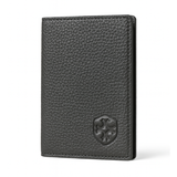 Leren kaarthouder met naam of initialen, 6 vakken