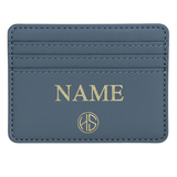 Kaarthouder Vegan Leer met naam of initialen